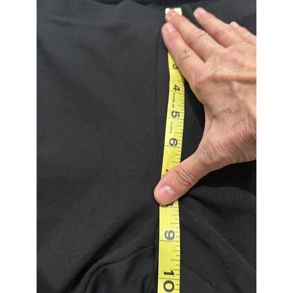 Eileen Fisher Women's Black Ponte Pants With Ankle Zippers, size M - Picture 5 of 7